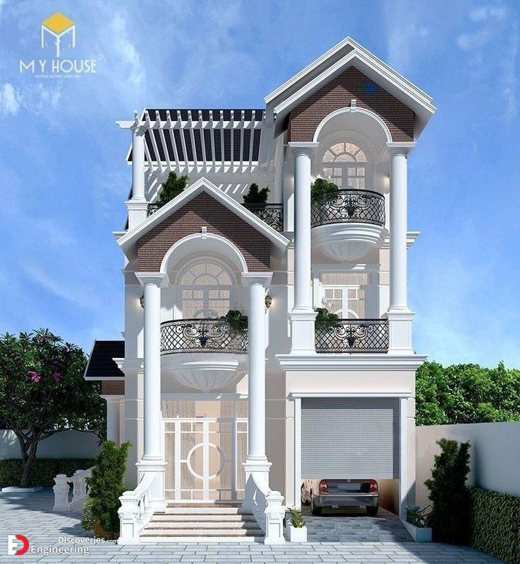 طراحی نما ساختمان سبک کلاسیک